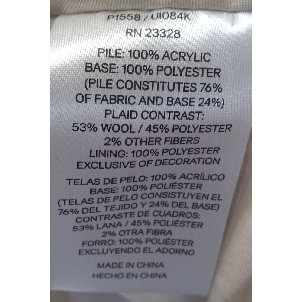 Pendleton Sherpa Outer Full Zip Jacket With Plaid… - image 5